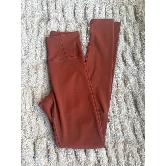 Girlfriend Collective Float High Rise Seamless Leggings Size XXS Mahogany - Picture 2 of 7